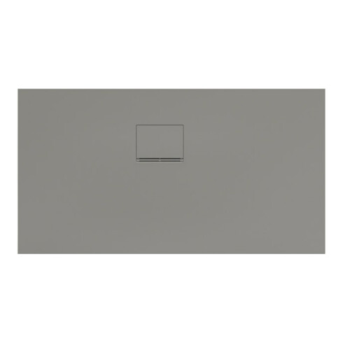 V&B Duschwanne Squaro Infinity 130x70x4cm, gr, Eck-Einbau li gegen Wand