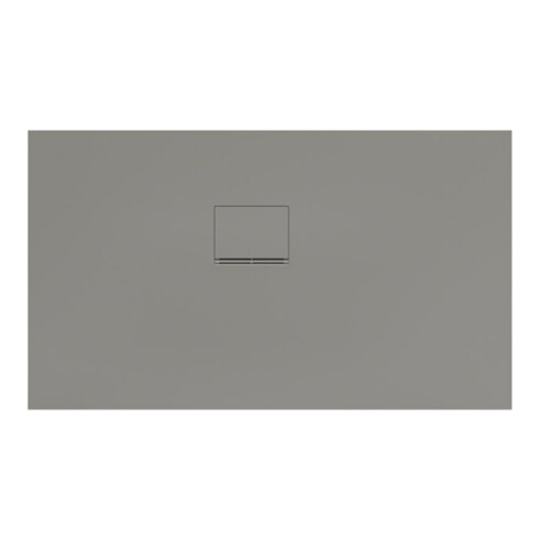 V&B Duschwanne Squaro Infinity 130x75x4cm, gr, Eck-Einbau li gegen Wand