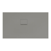 V&B Duschwanne Squaro Infinity 130x75x4cm, gr, Eck-Einbau li gegen Wand