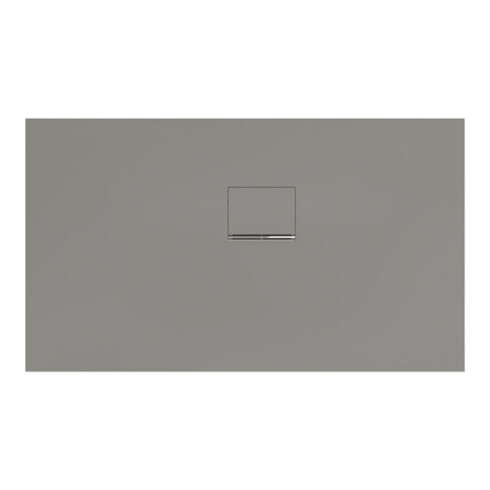 V&B Duschwanne Squaro Infinity 130x75x4cm, gr, Eck-Einbau re gegen Wand