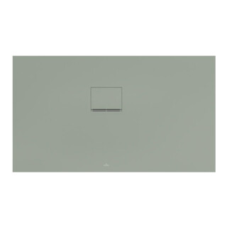 V&B Duschwanne Squaro Infinity 130x75x4cm, morn. g., Eck-Einbau l gg Wa