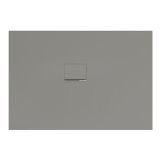 V&B Duschwanne Squaro Infinity 130x90x4cm, gr, Eck-Einbau li gegen Wand