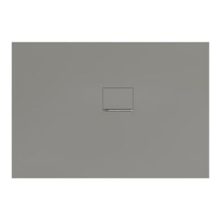 V&B Duschwanne Squaro Infinity 130x90x4cm, gr, Eck-Einbau re gegen Wand