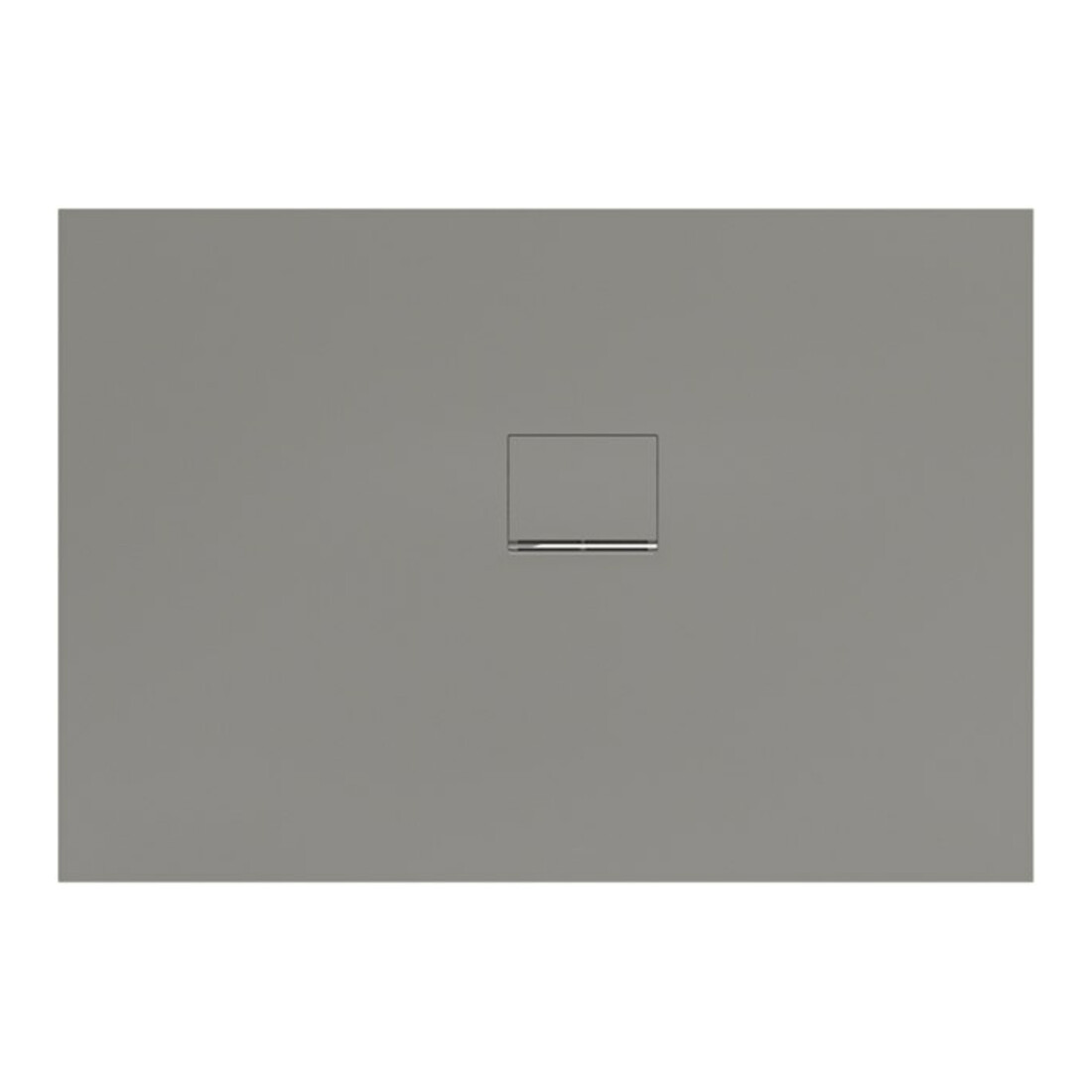 V&B Duschwanne Squaro Infinity 130x90x4cm, gris, angle, installation contre mur droite