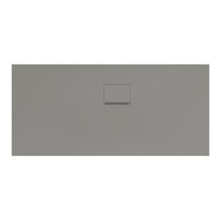 V&B Duschwanne Squaro Infinity 150x70x4cm, gr, Eck-Einbau re gegen Wand