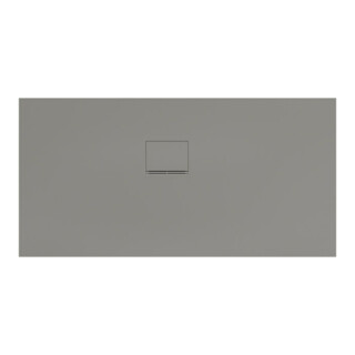 V&B Duschwanne Squaro Infinity 150x75x4cm, gr, Eck-Einbau li gegen Wand