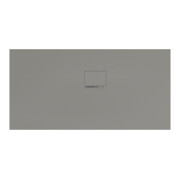 V&B Duschwanne Squaro Infinity 150x75x4cm, gr, Eck-Einbau re gegen Wand