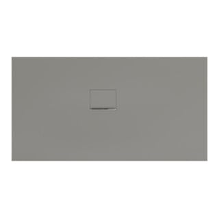 V&B Duschwanne Squaro Infinity 150x80x4cm, gris, angle encastré gauche contre mur