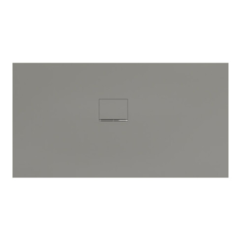 V&B Duschwanne Squaro Infinity 150x80x4cm, gris, angle encastré gauche contre mur