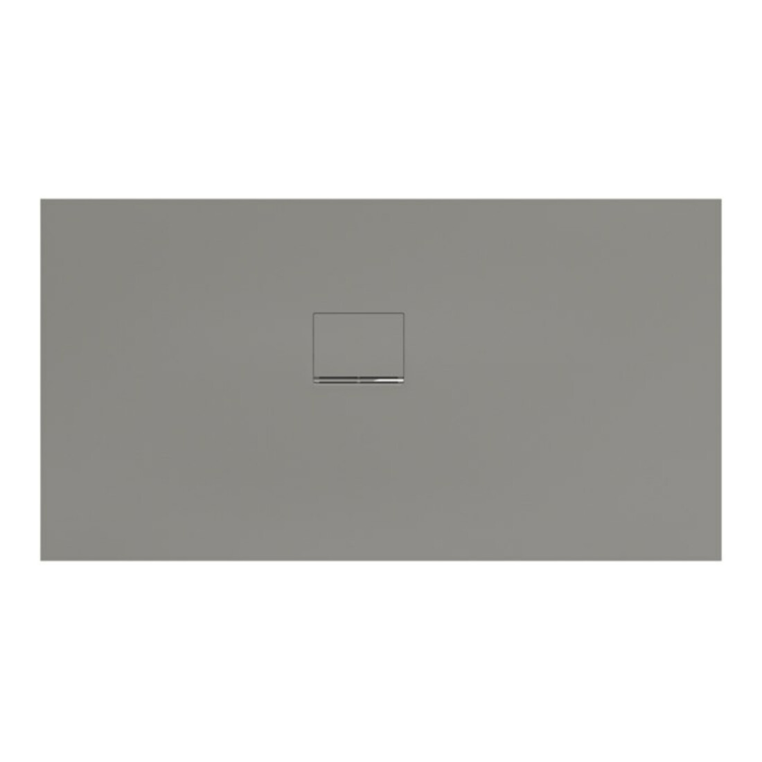 V&B Duschwanne Squaro Infinity 150x80x4cm, gris, angle encastré gauche contre mur