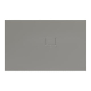 V&B Duschwanne Squaro Infinity 160x100x4cm, gr, Eck-Einbau re gg Wand