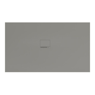 V&B Duschwanne Squaro Infinity 170x100x4cm, gr, Eck-Einbau li gg Wand