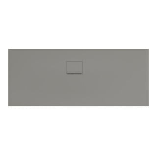 V&B Duschwanne Squaro Infinity 170x70x4cm, gr, Eck-Einbau li gegen Wand
