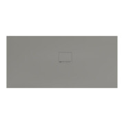 V&B Duschwanne Squaro Infinity 170x80x4cm, gris, installation d'angle contre mur droite