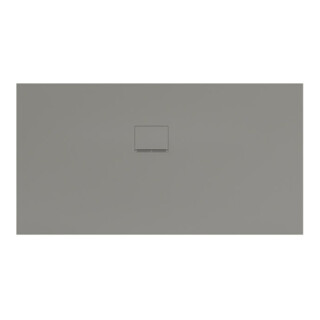 V&B Duschwanne Squaro Infinity 170x90x4cm, gr, Eck-Einbau li gegen Wand