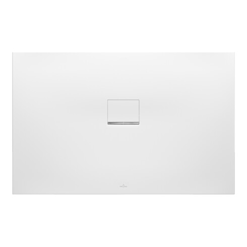 V&B Duschwanne Squaro Infinity 80x70x4cm, Alm., Eck-Einbau re gg Wand