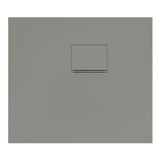 V&B Duschwanne Squaro Infinity 80x70x4cm, gr, Eck-Einbau re gegen Wand