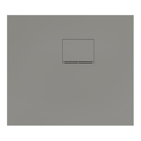 V&B Duschwanne Squaro Infinity 80x70x4cm, gr, Eck-Einbau re gegen Wand