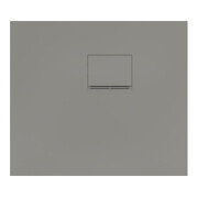 V&B Duschwanne Squaro Infinity 80x70x4cm, gr, Eck-Einbau re gegen Wand
