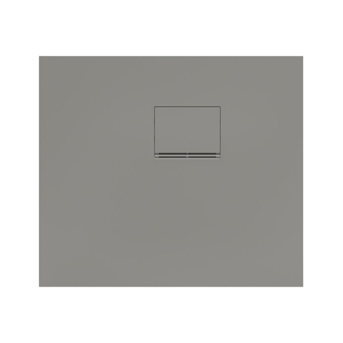 V&B Duschwanne Squaro Infinity 80x70x4cm, gris, installation d'angle droite contre mur