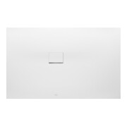 V&B Duschwanne Squaro Infinity 80x75x4cm, anthr., Eck-Einbau li gg Wand
