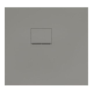 V&B Duschwanne Squaro Infinity 80x75x4cm, gr, Eck-Einbau li gegen Wand