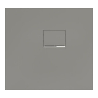 V&B Duschwanne Squaro Infinity 80x75x4cm, gr, Eck-Einbau re gegen Wand