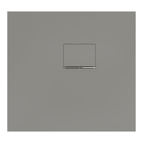 V&B Duschwanne Squaro Infinity 80x75x4cm, gr, Eck-Einbau re gegen Wand