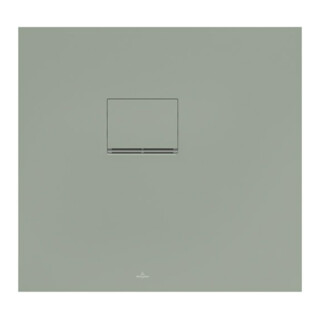 V&B Duschwanne Squaro Infinity 80x75x4cm, m gre., Eck-Einbau li gg Wand