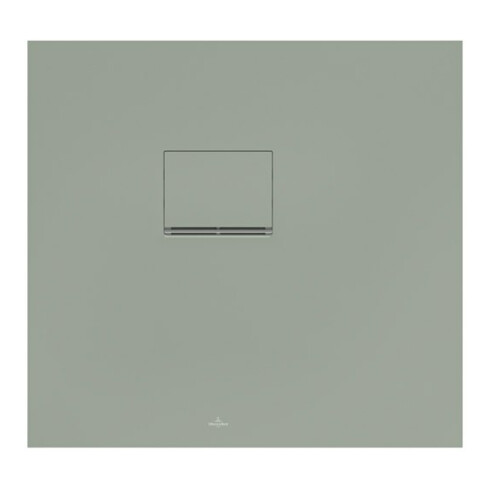 V&B Duschwanne Squaro Infinity 80x75x4cm, m gre., Eck-Einbau li gg Wand