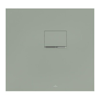 V&B Duschwanne Squaro Infinity 80x75x4cm, m gre., Eck-Einbau re gg Wand