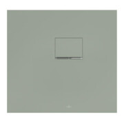 V&B Duschwanne Squaro Infinity 80x75x4cm, m gre., Eck-Einbau re gg Wand