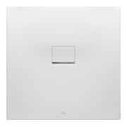 V&B Duschwanne Squaro Infinity 80x80x4cm, Alm., Eck-Einbau re gg Wand