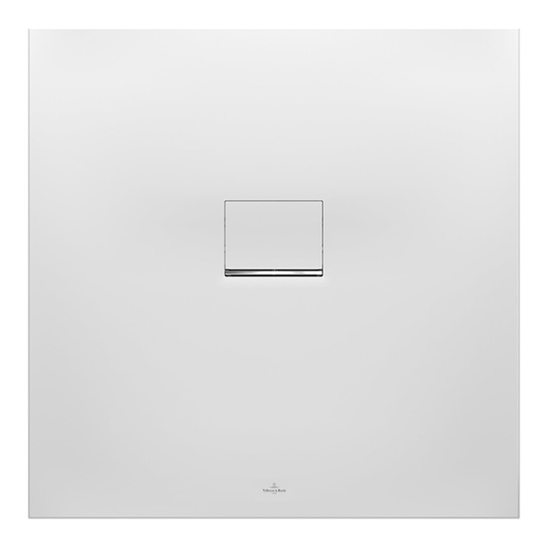 V&B Duschwanne Squaro Infinity 80x80x4cm, Alm., Eck-Einbau re gg Wand