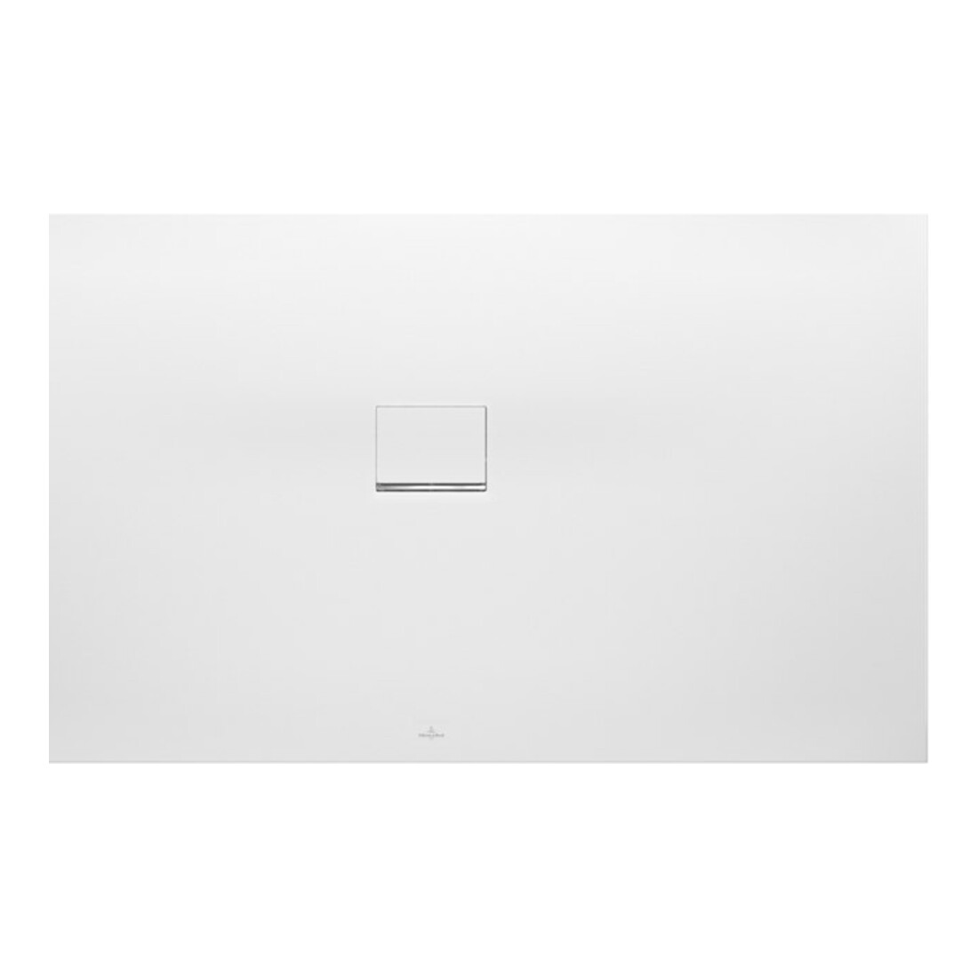 V&B Duschwanne Squaro Infinity 80x80x4cm, anthr., Eck-Einbau li gg Wand