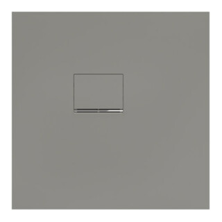 V&B Duschwanne Squaro Infinity 80x80x4cm, gr, Eck-Einbau li gegen Wand