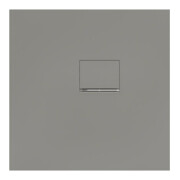 V&B Duschwanne Squaro Infinity 80x80x4cm, gr, Eck-Einbau re gegen Wand