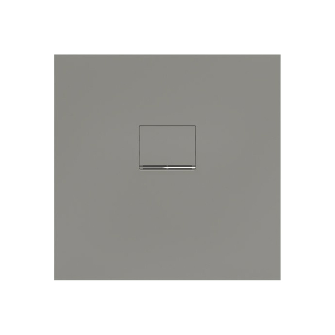 V&B Duschwanne Squaro Infinity 80x80x4cm, gr, f bündige Installation
