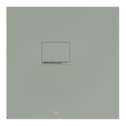 V&B Duschwanne Squaro Infinity 80x80x4cm, m gre., Eck-Einbau li gg Wand