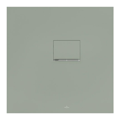 V&B Duschwanne Squaro Infinity 80x80x4cm, m gre., Eck-Einbau re gg Wand