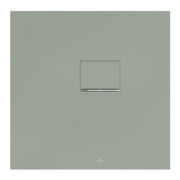 V&B Duschwanne Squaro Infinity 80x80x4cm, m gre., Eck-Einbau re gg Wand