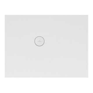 V&B Duschwanne Subway Infinity 90x75x4cm, blanc antidérapant