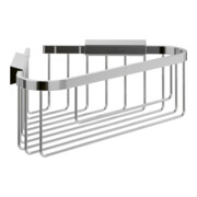 V&B Eck-Duschkorb Elements Tender 260x206x82mm, brushed nickel black