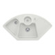 V&B Eckspüle Solo Eck m Abl.garn, Exzenter, steam CeramicPlus-1