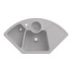V&B Eckspüle Solo Eck m Abl.garn, Hand., steam CeramicPlus-1