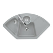 V&B Eckspüle Solo Eck Spülbecken, ivory CeramicPlus