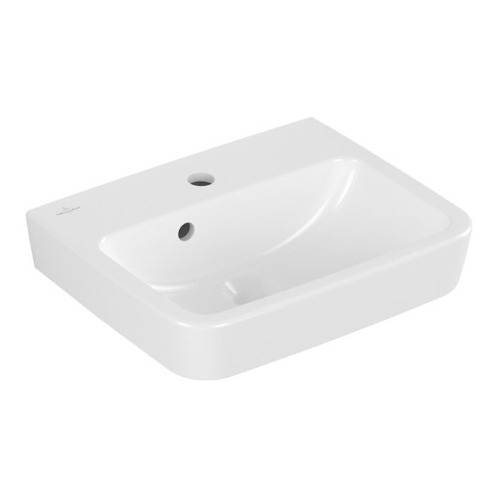 V&B Einbau-/Aufsatz HWB O.NOVO 45x37cm, eck, m HL, m ÜL, we A-bac C+