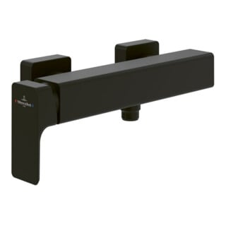 V&B Einhebel-Duscharmatur Subway 3.0 m Rückflussschutz, Wandmont., matt black