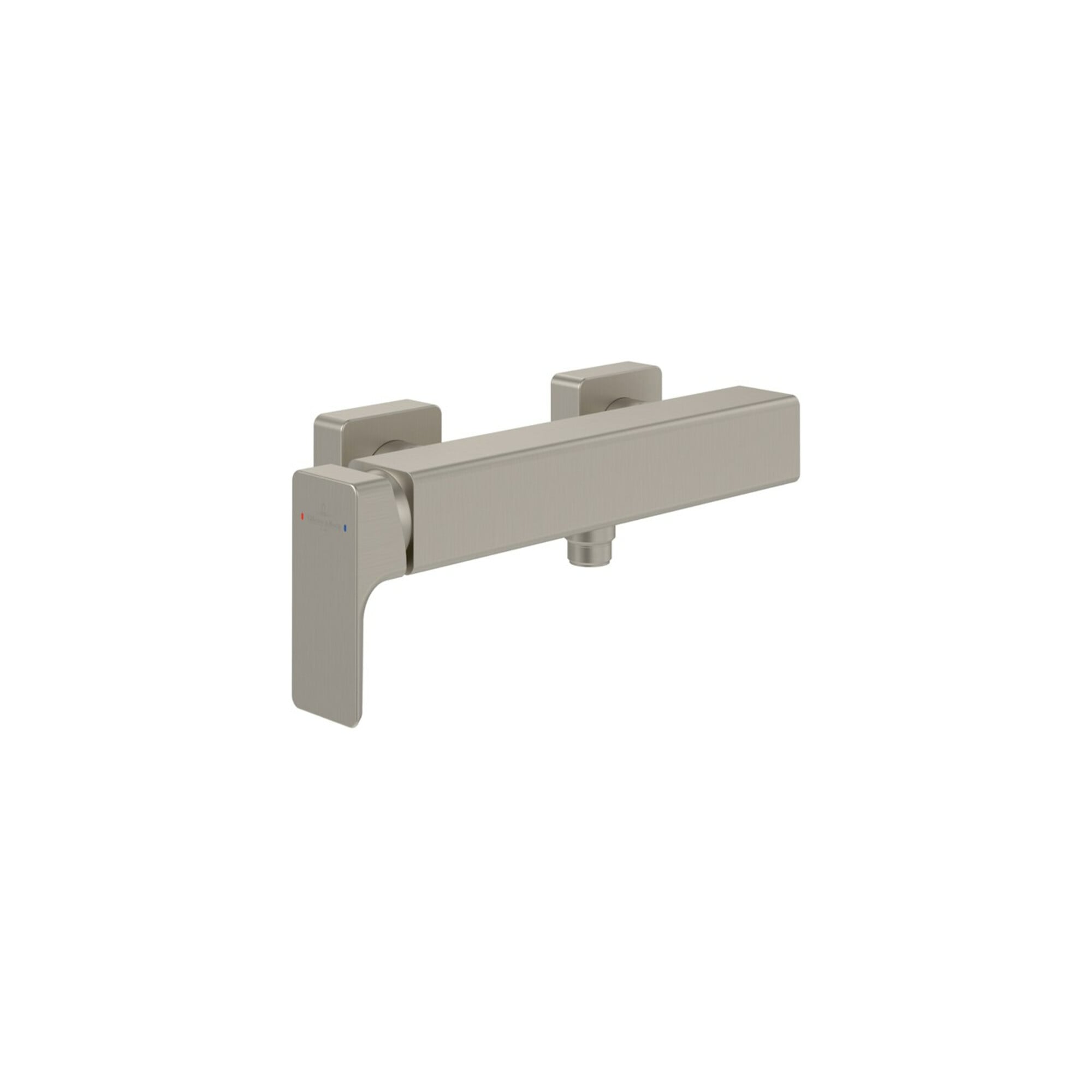 V&B Einhebel-Duscharmatur Subway 3.0 m Rückflussschutz, Wd., brush. ni. bla ; Villeroy & Boch