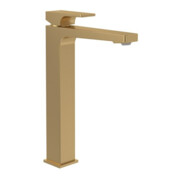 V&B Einhebel-Waschtischarmatur ARCHITECTURA SQUARE erh., m Push-Open-Ablaufg., brushed gold